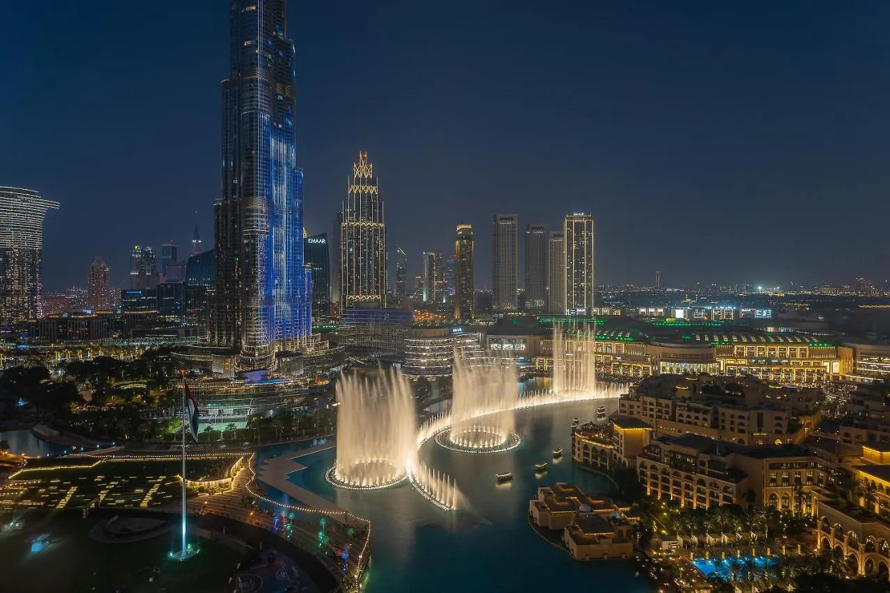 Apartment Spectacular Burj & Fountain View - Luxurious 3 Bedrooms & Maids Room - The Residences Dubai